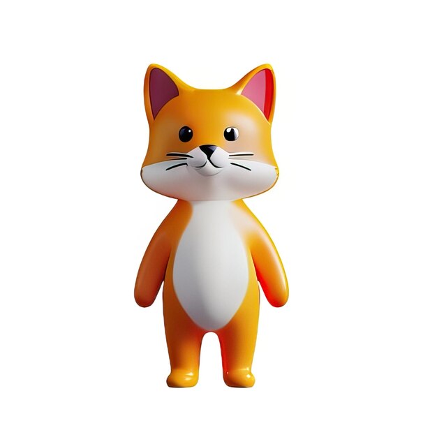 3D-Katzen-Illustration