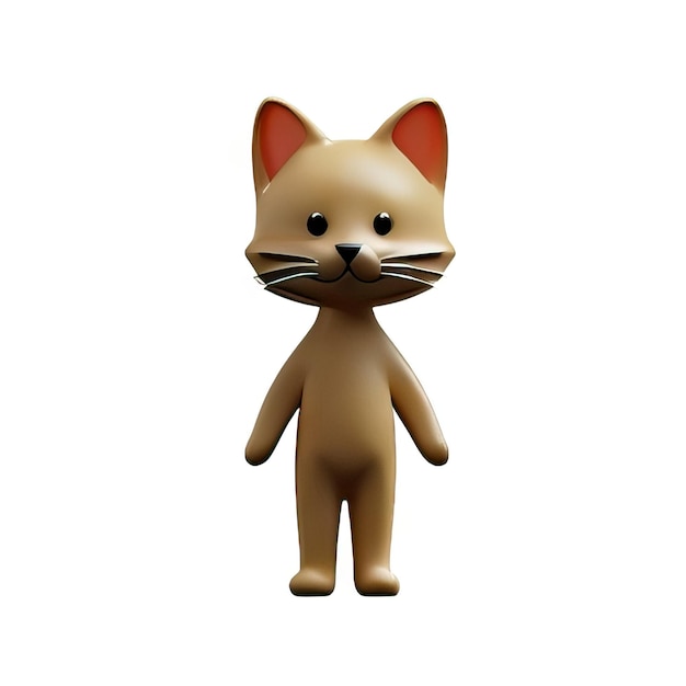 3D-Katzen-Illustration