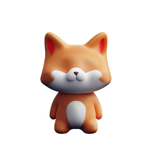 3D-Katzen-Illustration