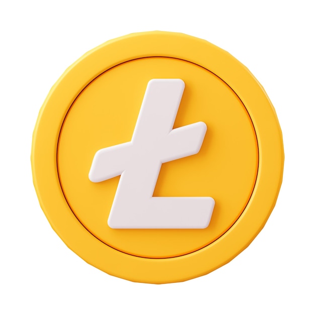 3D-Litecoin png Blockchain-Kryptowährungs-Symbol Open-Source-Finanzen