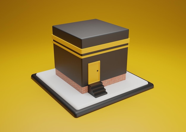 3d Makkah Kaabah Muslime Hajj-Symbol