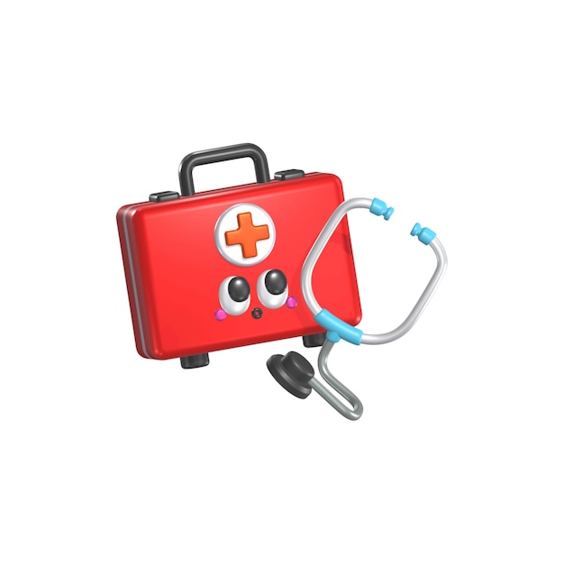 3D-Medizinbeutel-Symbol
