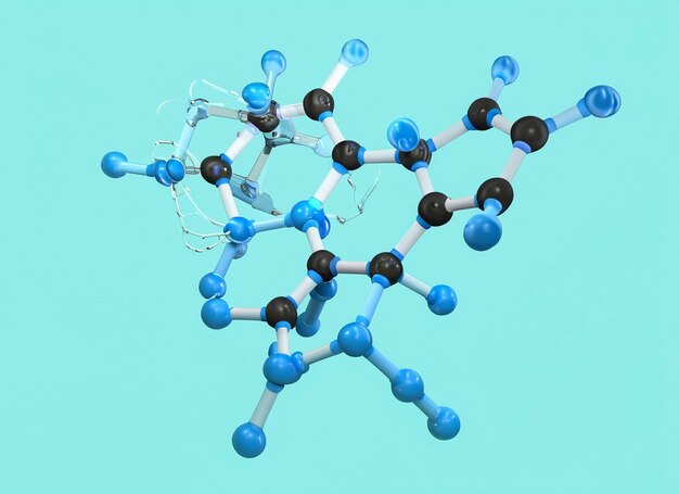 3D-Molekülstruktur