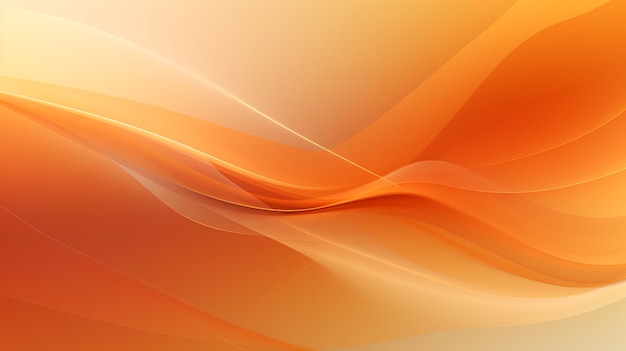 3D-Orange-Abstraktwellen-Hintergrund