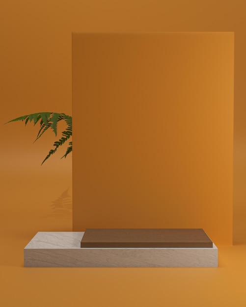 3D-Podium-Hintergrund