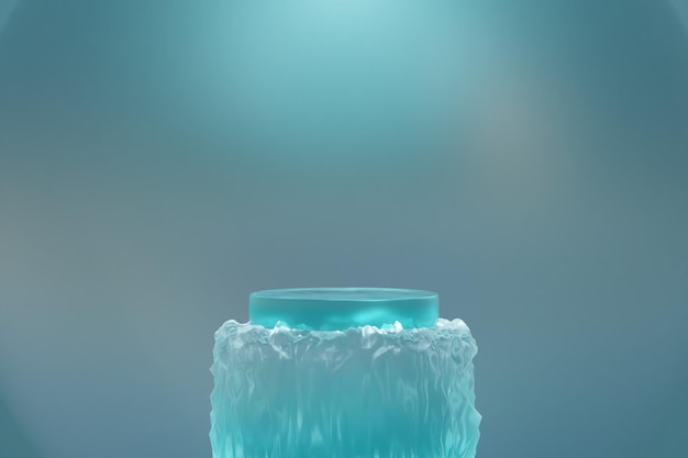 3D-Podiumshintergrund der Bühne