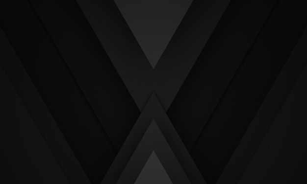 3D prestados fondo geométrico negro abstracto.