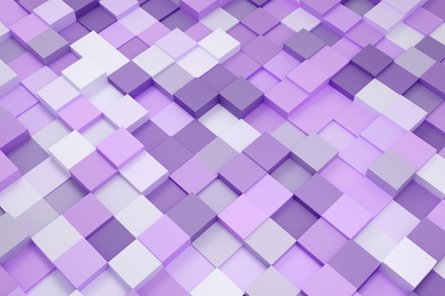 3d prestados fondo púrpura abstracto con forma cuadrada