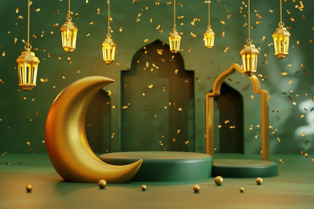 3d ramadan kareem el trasfondo del islam