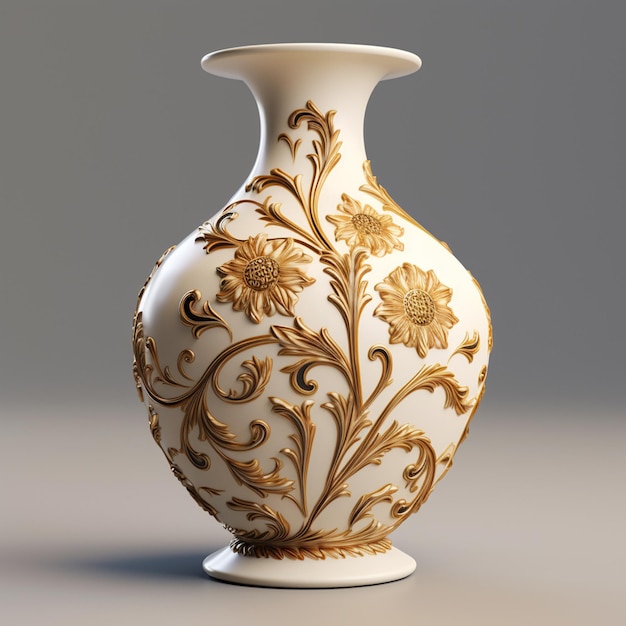 3D-realistische Vase von Generated Ai