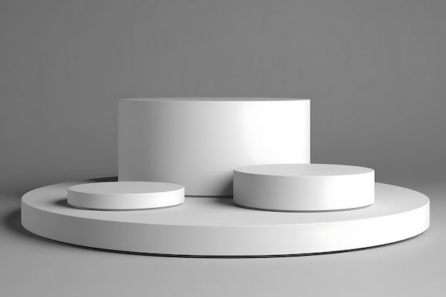 3D-realistischer Produktstand mit lebendigem Hintergrund