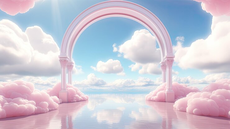 3d render abstracto de fantasía de fondo de la piel esponjosa