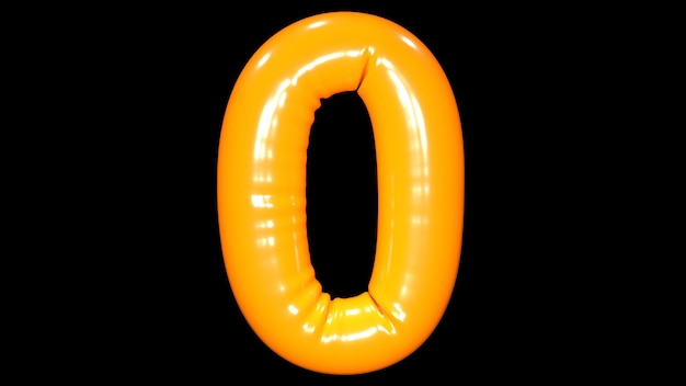 3D-Render-Ballonnummer