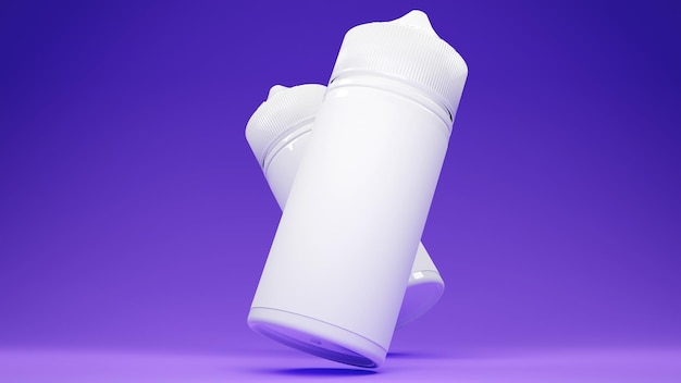 3D RENDER BOTTLE MOCKUP TEMPLATE VAPE BOTTLE LICUID 3D PRODUCT CHUBBY GORRILA 100 ml 1