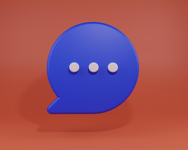 3D-Render-Chat-Talk-Messaging-Symbol