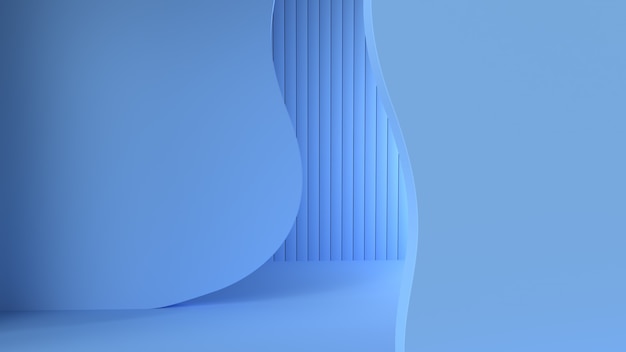 3D render fundo simples minimalista abstrato