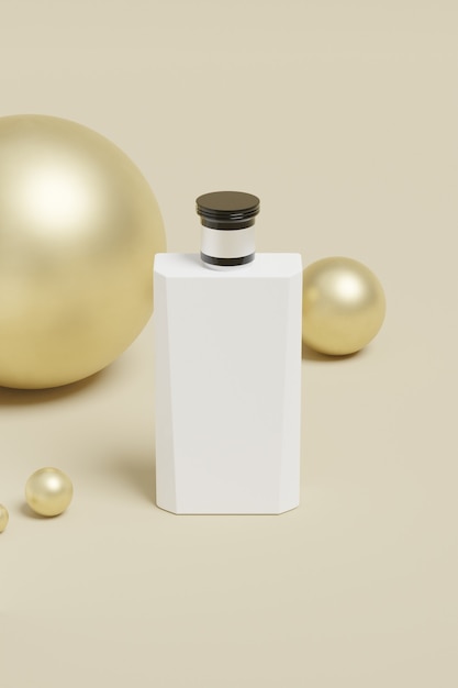 3D render ilustração cosmética