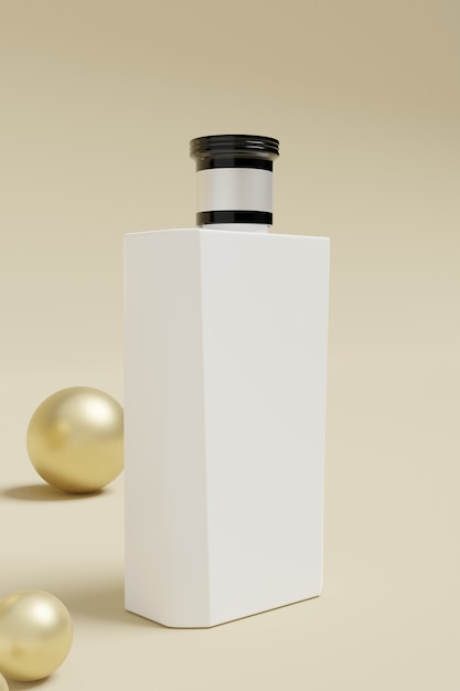 3d render ilustración cosmética