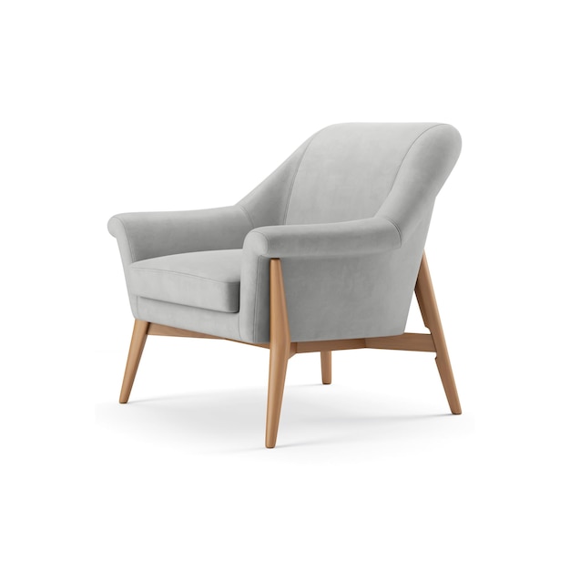 3d render modelo sillón diseño de muebles