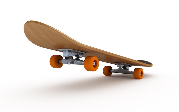 3D-Render-Skateboard (Clipping-Pfad)