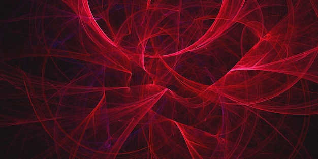 3D rendering abstracto fondo fractal multicolor