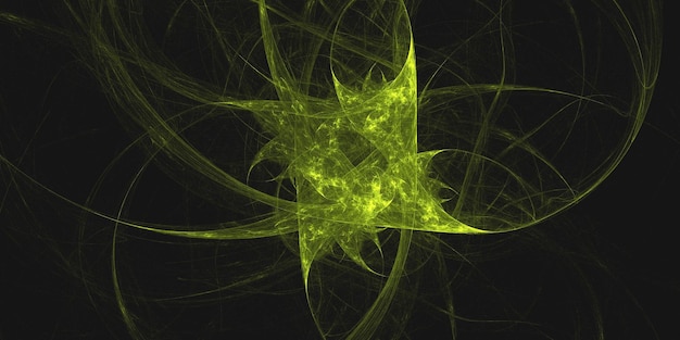 3D rendering abstracto fondo fractal multicolor