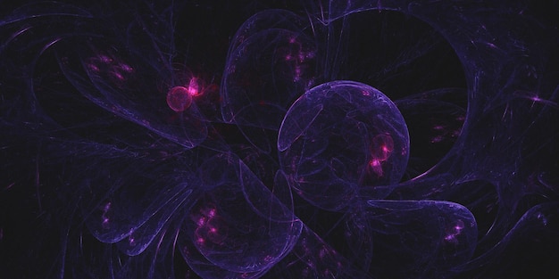 3D rendering abstracto fondo fractal multicolor