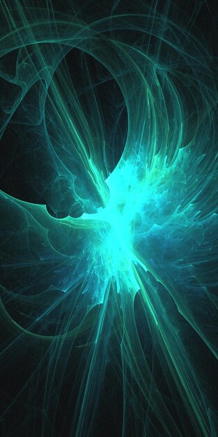 3D rendering abstracto fondo fractal multicolor