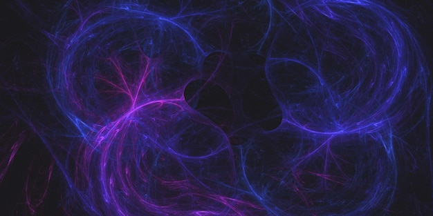 3D rendering abstracto fondo fractal multicolor