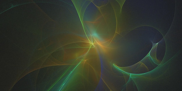 3D rendering abstracto fondo fractal multicolor