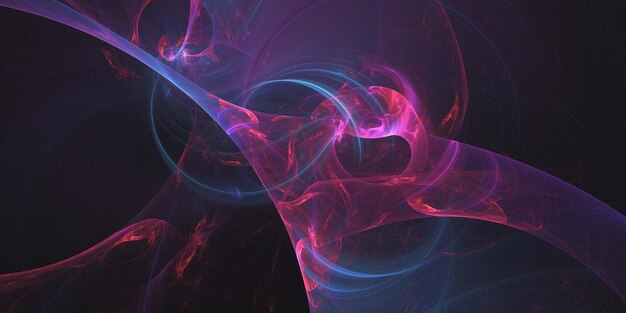 3D rendering abstracto fondo fractal multicolor
