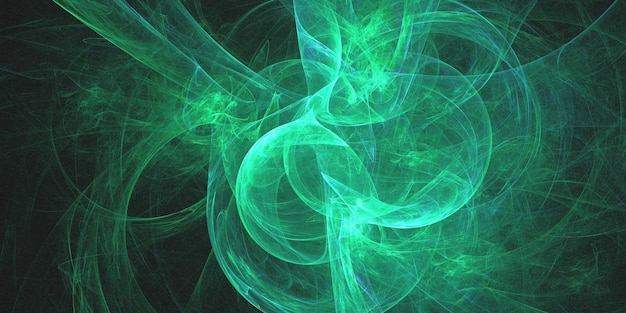 3D rendering abstracto fondo fractal multicolor