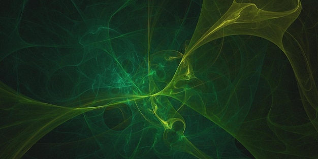 3D rendering abstracto fondo fractal multicolor