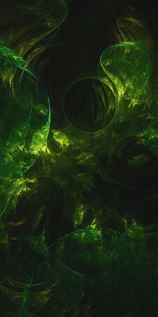3D rendering abstracto fondo fractal multicolor