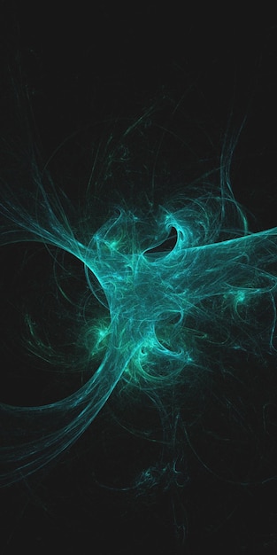 3D-Rendering abstrakter mehrfarbiger fraktaler Hintergrund