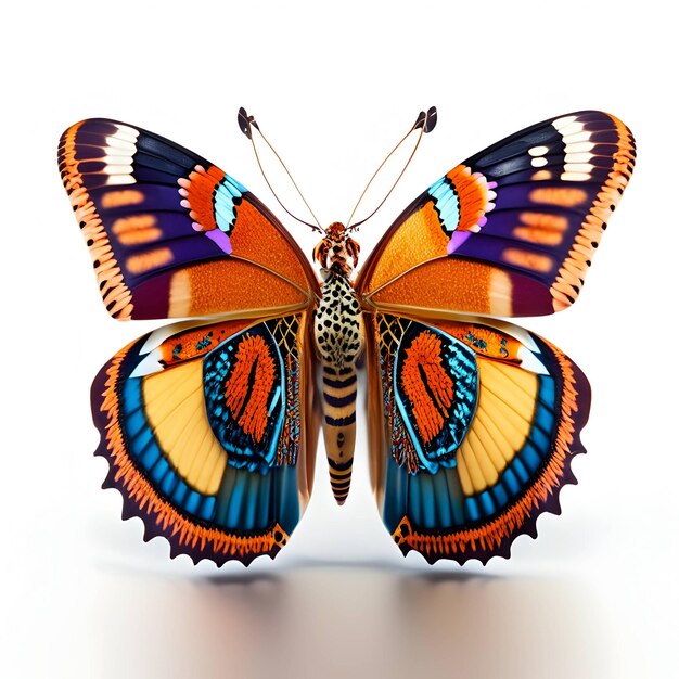 3d Rendering Admiral Butterfly Animal AI Generative (generador de inteligencia artificial de animales)
