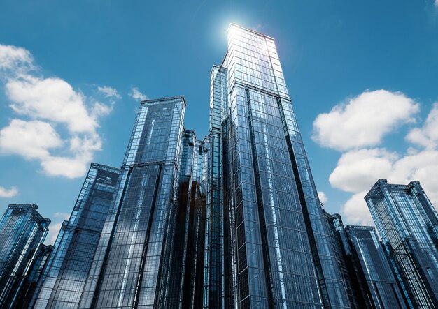 3D-Rendering Bürohochhaus