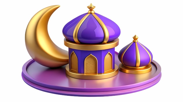 3D-Rendering der Ramadan-Moschee