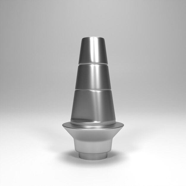 3D-Rendering des Abutment-Implantatwerkzeugs