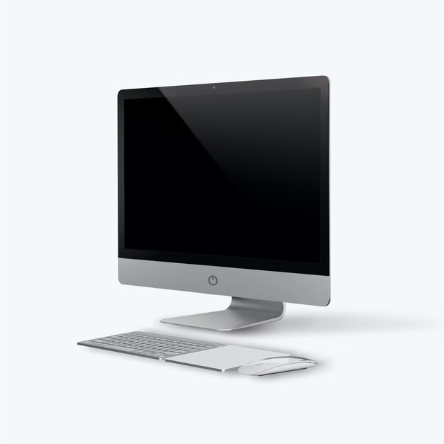 3D-Rendering eines Desktop-Computers