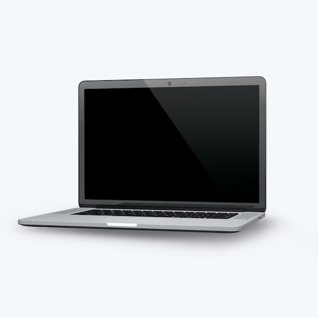 3D-Rendering eines Laptops