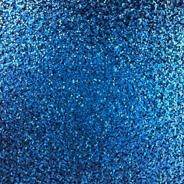 3D-Rendering glänzender und luxuriöser blauer Glitzerhintergrund