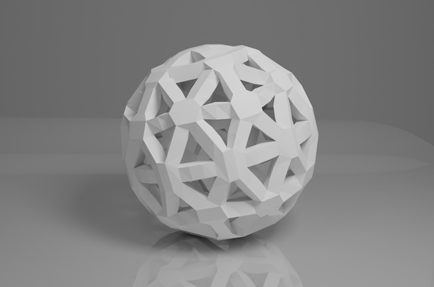 3D-Rendering-Hohlkugel