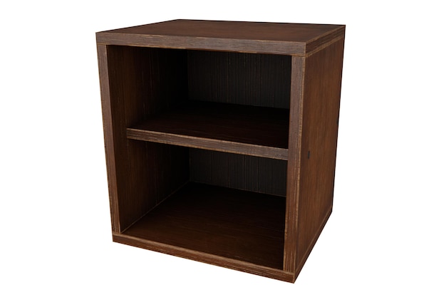 3D-Rendering kleiner Holzschrank