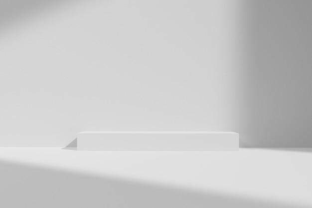 3D-Rendering minimalistischer Hintergrund für Produktwerbung