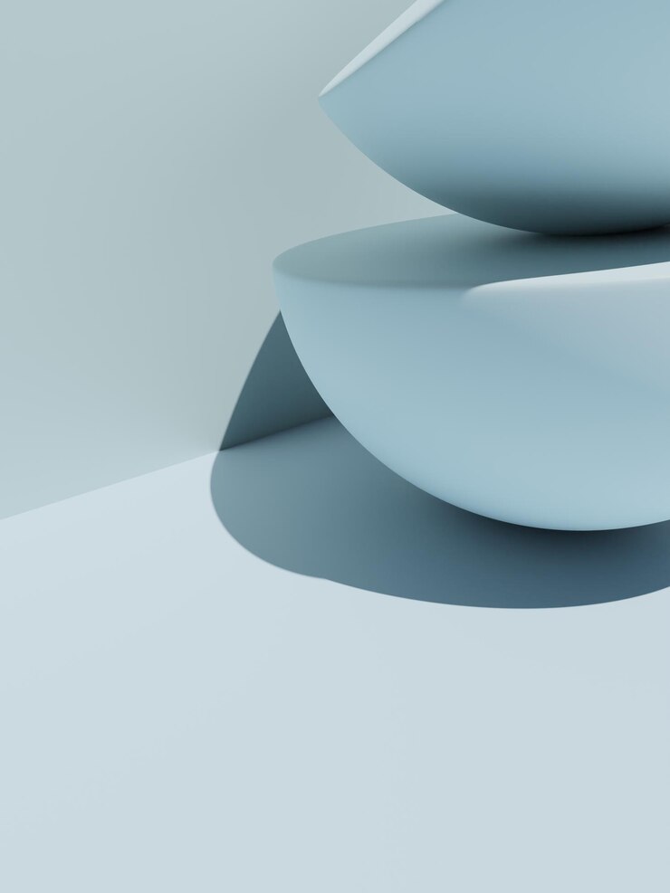 3D Rendering Pastel Color Studio Shot Fondo de visualización del producto con bloques geométricos para la belleza