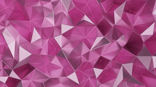 3D-Rendering Polygon abstrakter polygonaler geometrischer Dreieckshintergrund