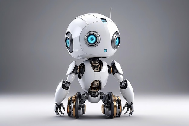 3D-Rendering-Roboter