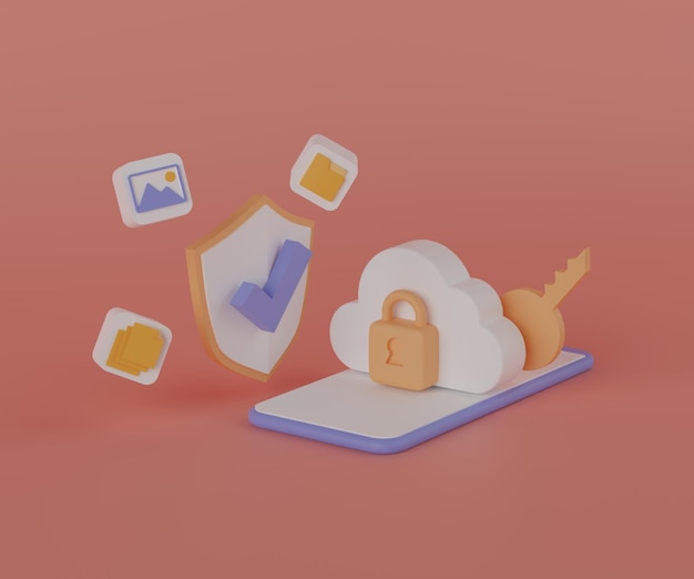 3D-Rendering-Sicherheitssystem auf Cloud-Computing-Technologie