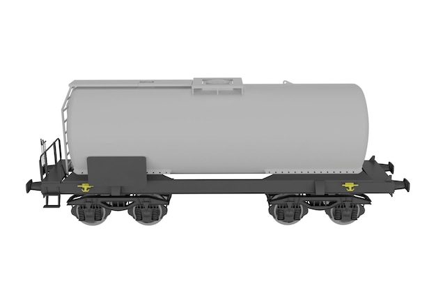 3D-Rendering-Tankwagen mit Rädern